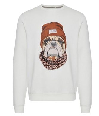 Blend Bulldog Sweatshirt - White