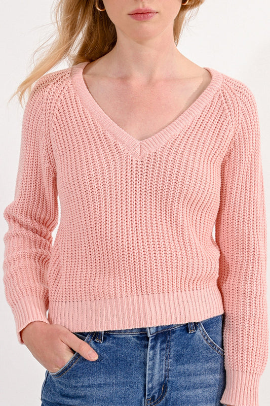 Molly Bracken Pink Knitted Sweater