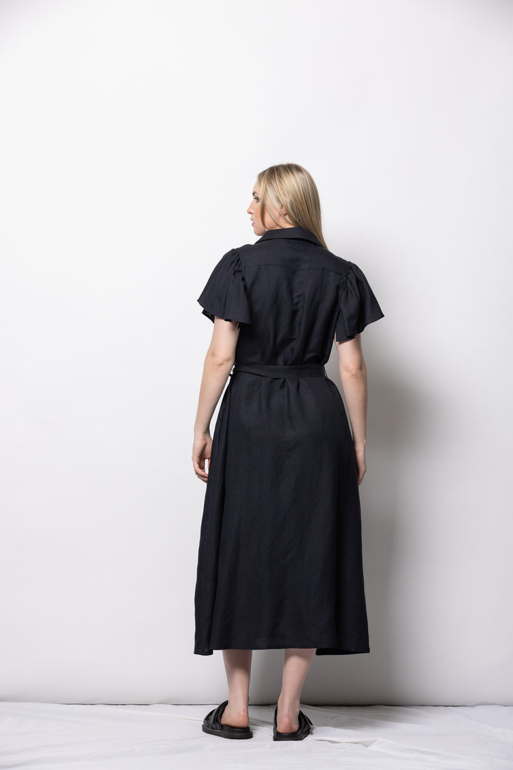 Dressed Athens Shirt Dress | Ink