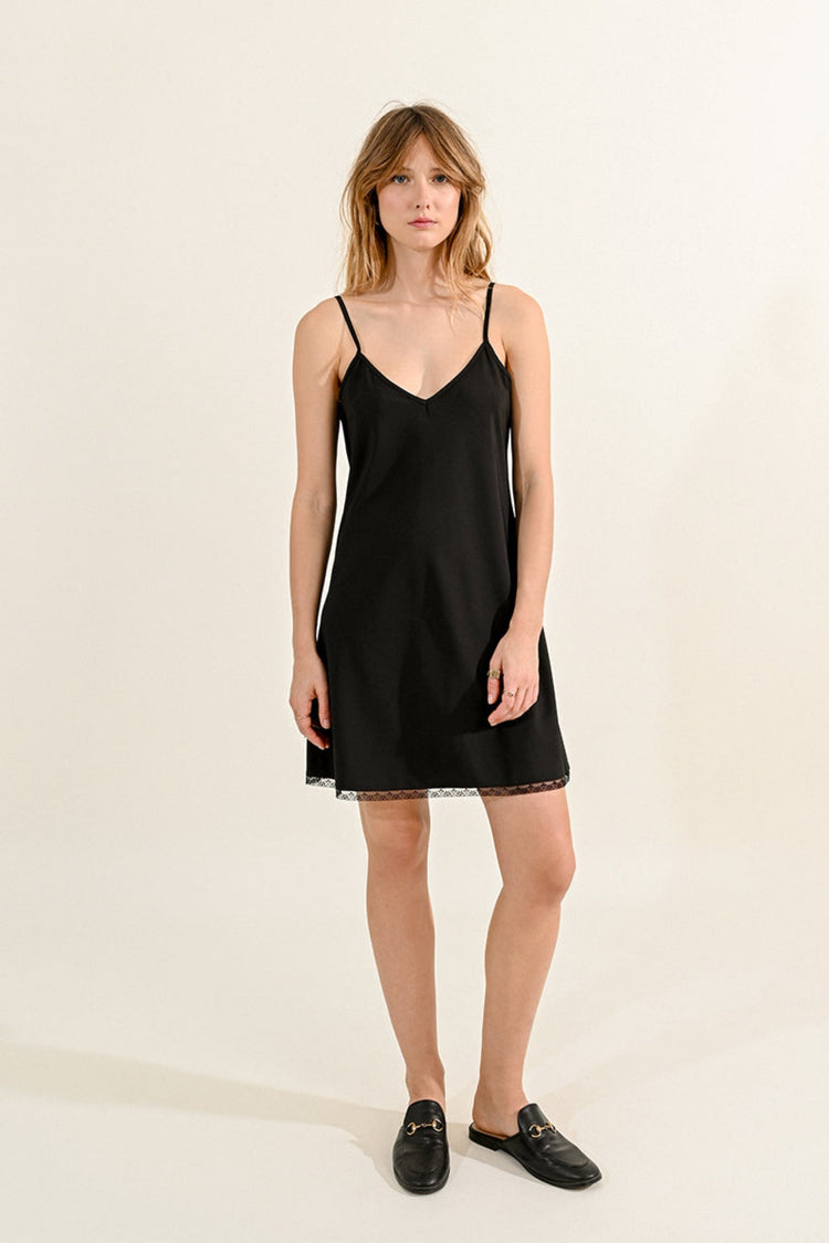 Molly Bracken Black Mini Underdress