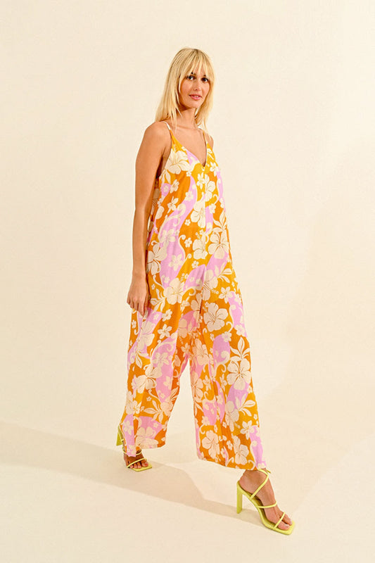 Lili Sidonio Floral Long Jumpsuit