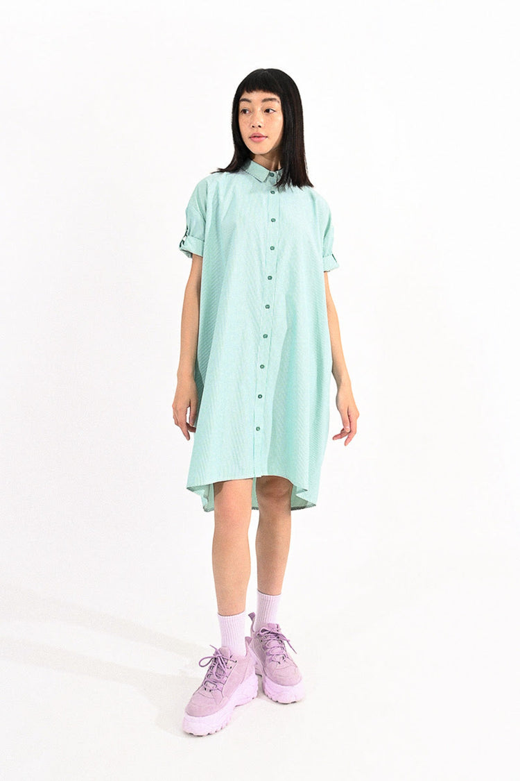 Lili Sidonio Green Shirt Dress/Tunic