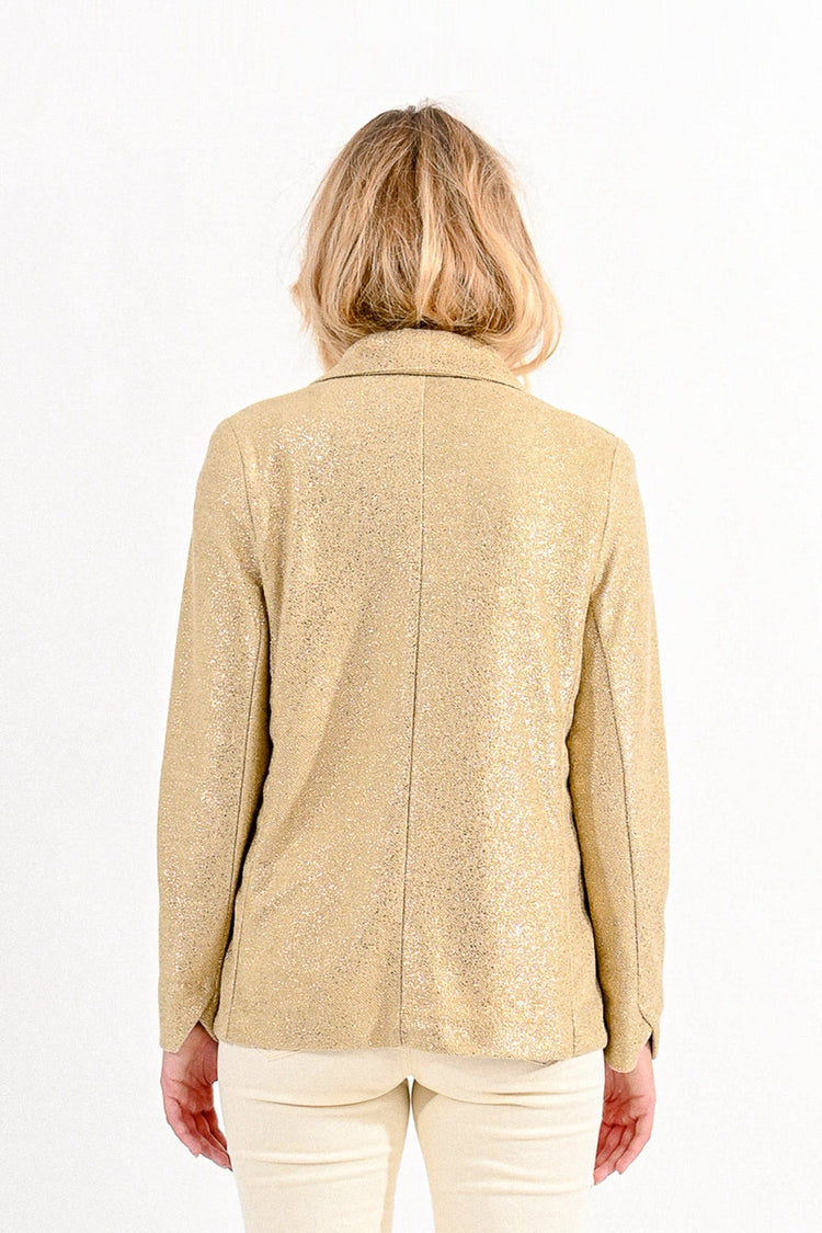 Molly Bracken Gold Structured Jacket