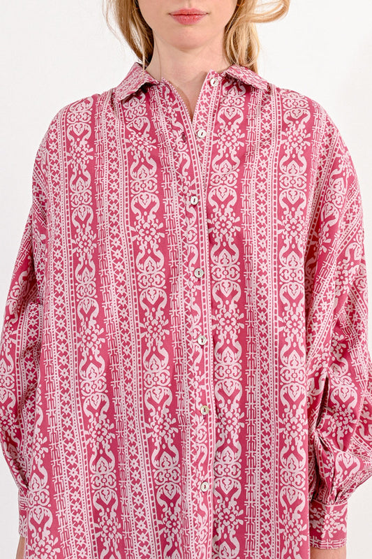 Molly Bracken Pink Print Shirt