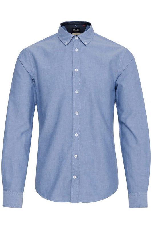 Blend Nail Oxford Shirt - Marina Blue