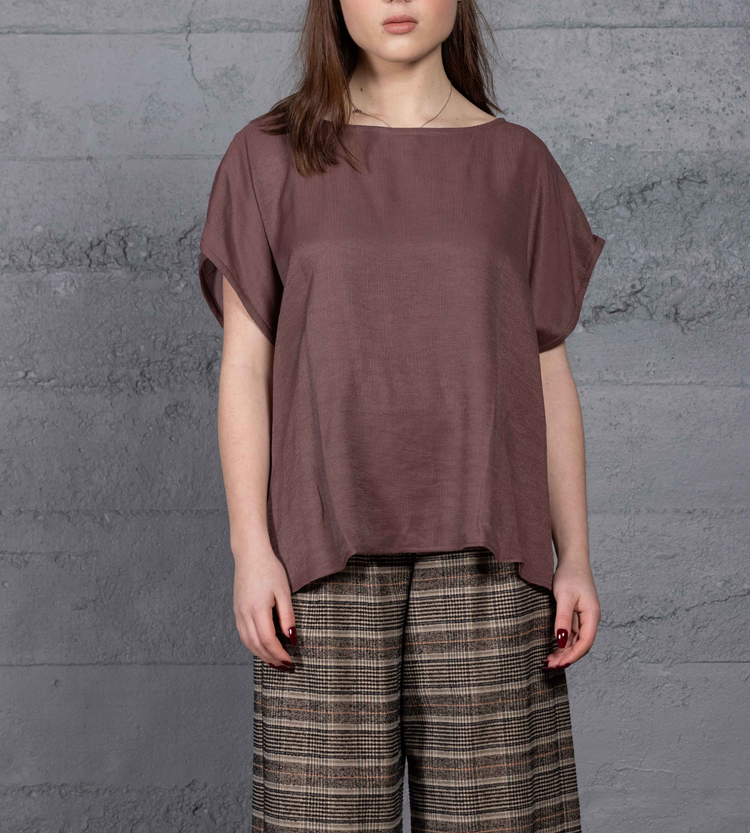 Dressed Amanda Top - Walnut