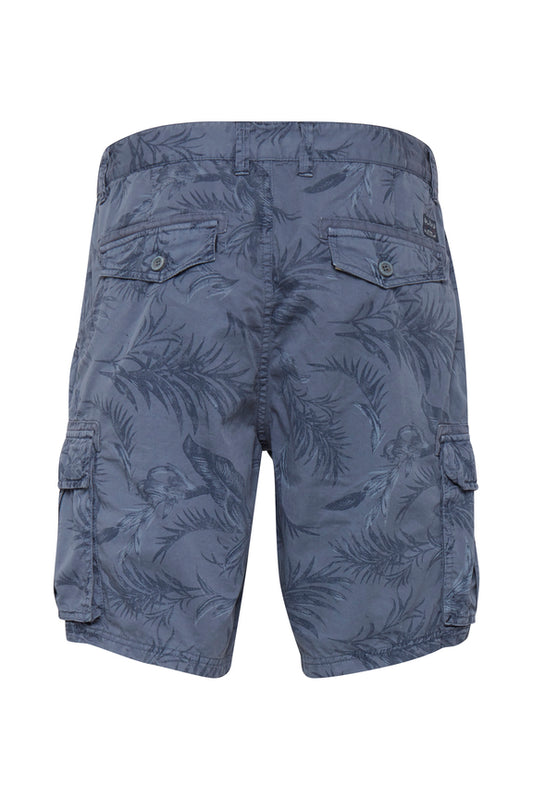 Blend Tropical Print Cargo Shorts