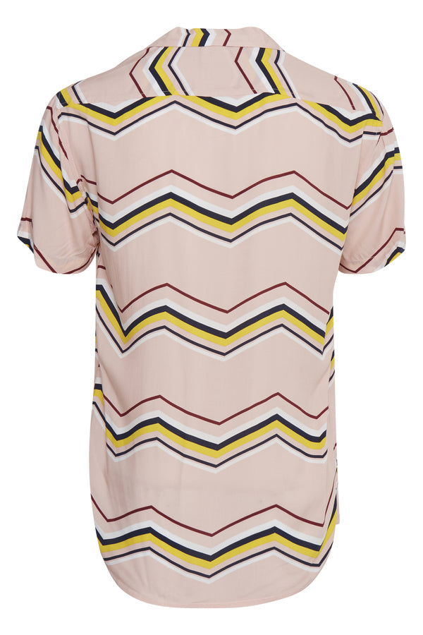 Blend Zig Zag Striped Festival Shirt