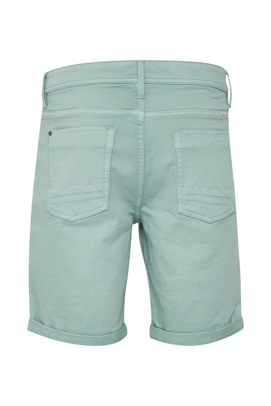 Blend Light Green Stretch Denim Shorts