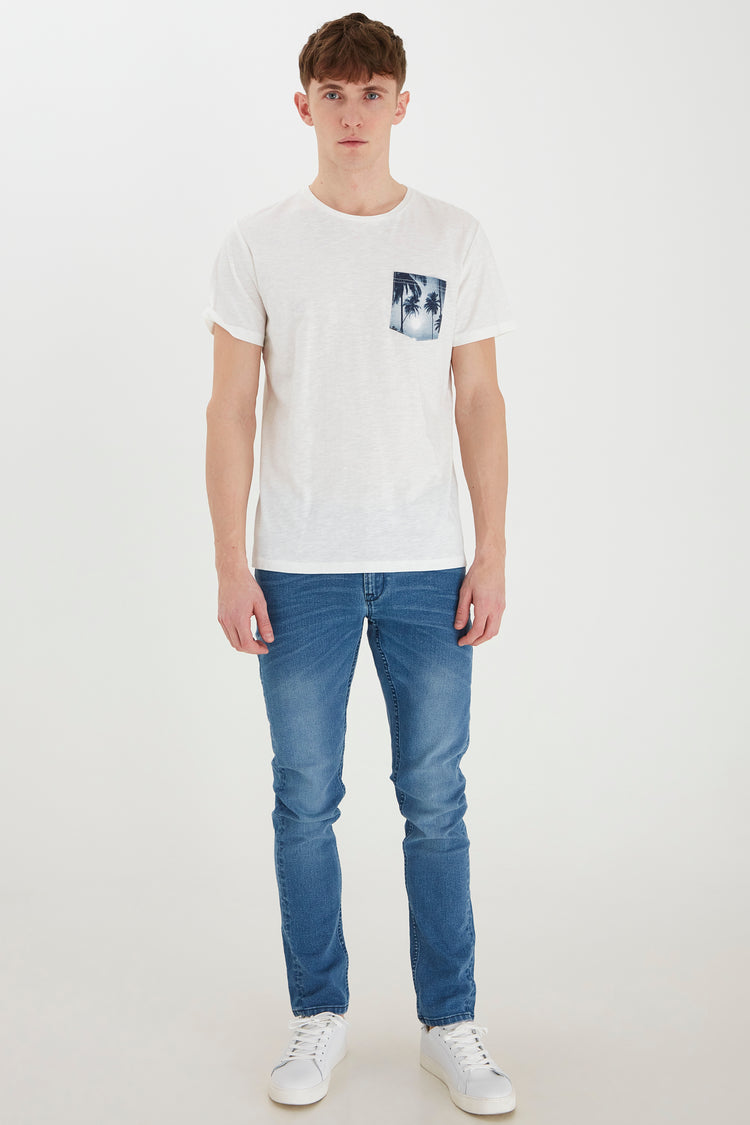 Blend Navy Patch Pocket T-Shirt