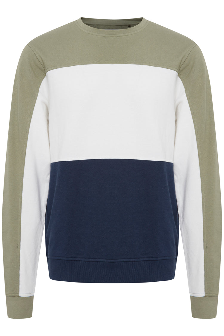 Blend Colour Block Striped Sweatshirt