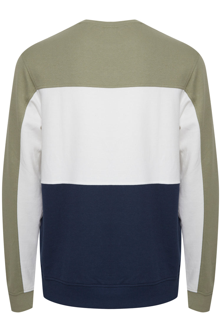 Blend Colour Block Striped Sweatshirt