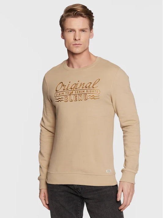 Blend Branded Casual Sweatshirt