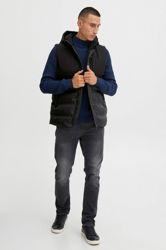 Blend Hooded Puffer Vest