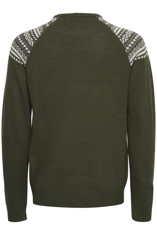 Blend Men's Khaki Knitted Pullover