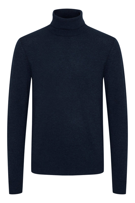 Blend Men's Classic Navy Turtleneck Sweater