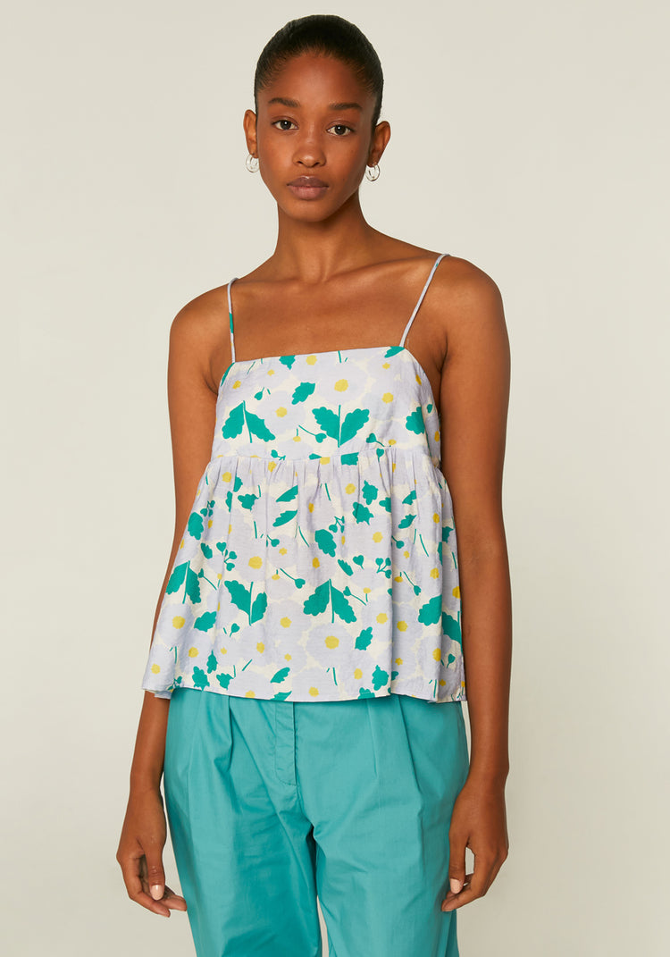 Compania Fantastica Floral Singlet Top